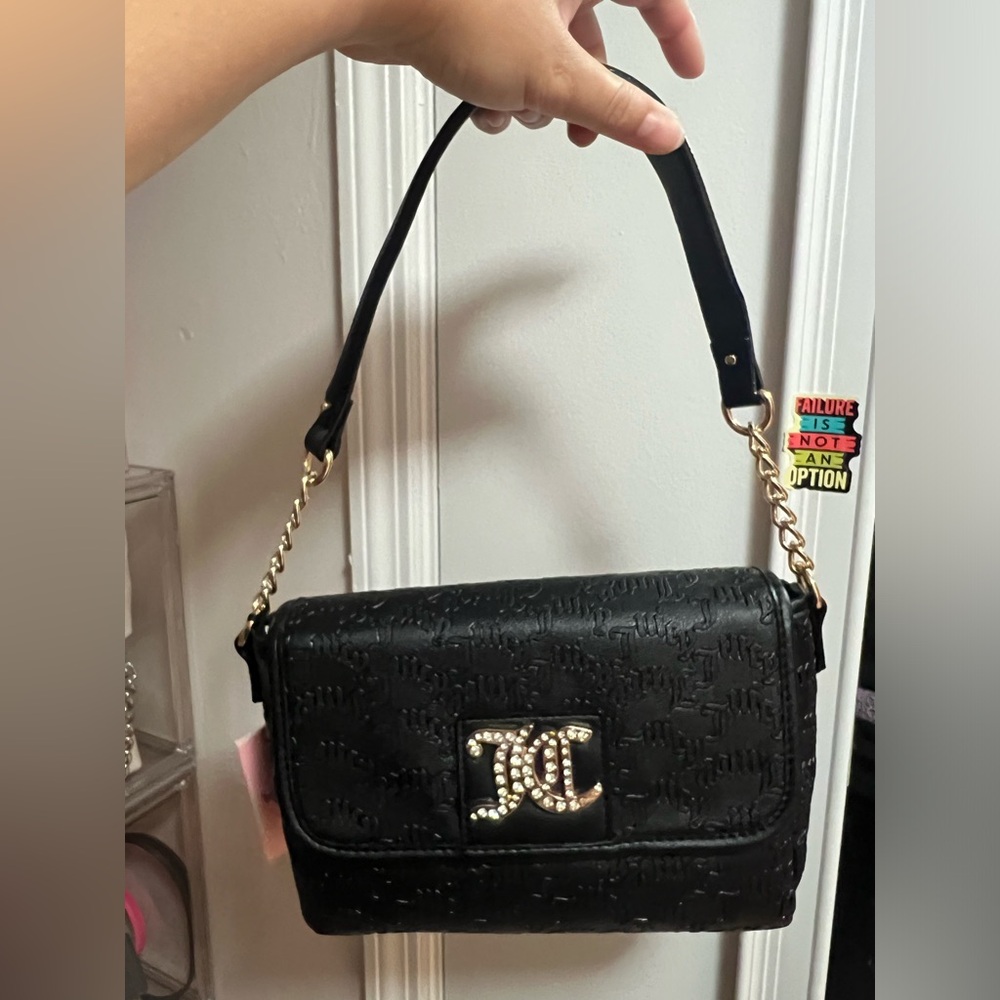 Juicy couture shoulder black bag!
